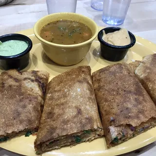 PAV BHAJI DOSA WRAP