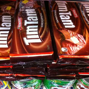 They even sell actual Tim Tams not the Arnott version you can get at World Market.