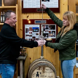 Bottle your own bourbon straight from the barrel
