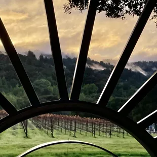 Fog rolling down the mountain.....