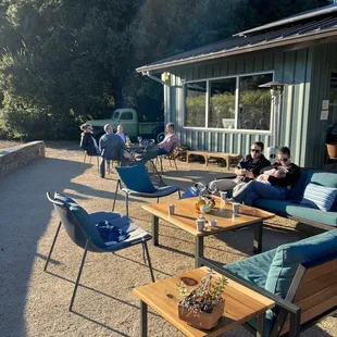 Fall Release Party - on the patio