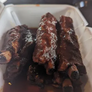 bbq ribs, food, ribs