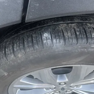 The screw that caused my flat tire