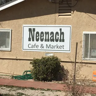 the front of the building