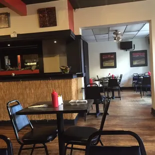 Upstairs dining