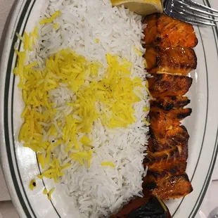 40. Salmon -kebabs