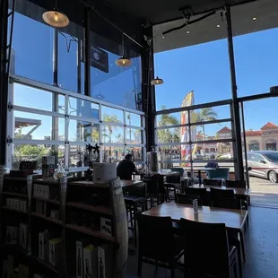 View from the bar inside