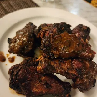 Burnt jerk wings