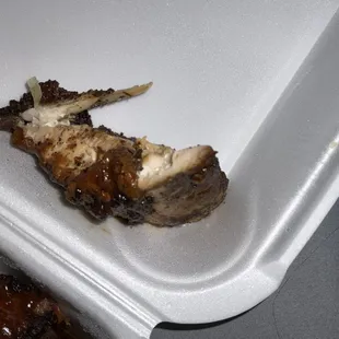 Piece of jerk chicken