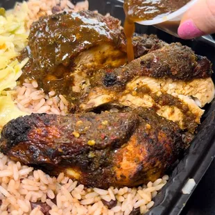 Jerk Chicken Dinner