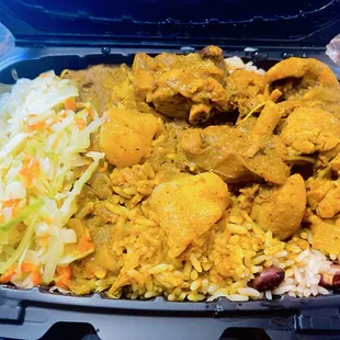 CURRIED CHICKEN DINNER