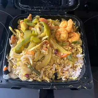 Curried Shrimp Dinner