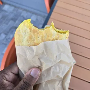 Curry chicken patty