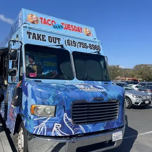 a taco tuesday take out truck