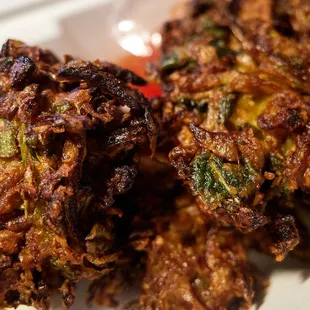 Totally burnt pakora