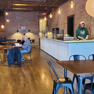 He was preparing my food