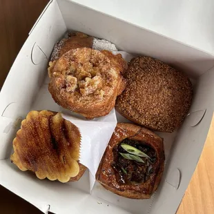 Everything Croissant, Roasted Mushroom, Croissant Tart Ginger Pull-Apart, Amelie Croissant Bun