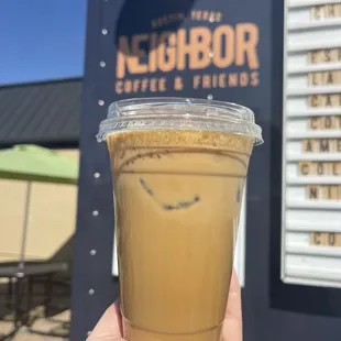 Hazelnut cream signature latte
