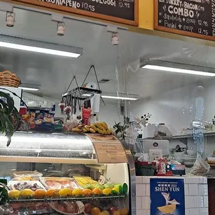 menus on the wall