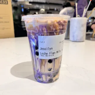 Leche Flan Milk Tea