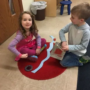 Playing beside the Nile River.