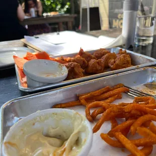 The JB3 and sweet potato fries were to die for
