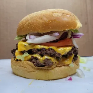 a cheeseburger