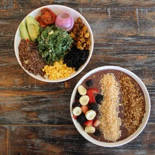 Quinoa Power Bowl &amp; Açaí Bowl