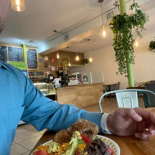 Front area and my breakfast