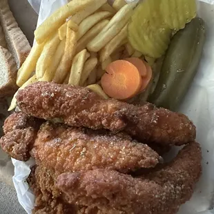 fish and chips, food