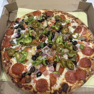 Unlimited Topping Pizza