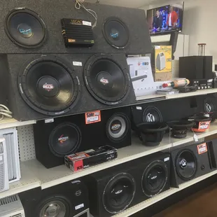 We do car audio!. Amps, Speakers, Head Units.