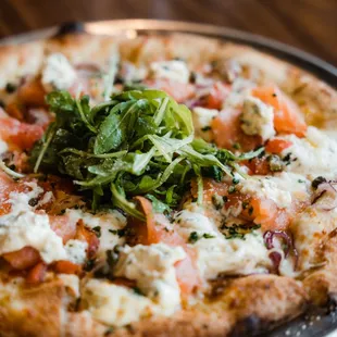Smoked Salmon Breakfast Pizza
