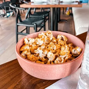 Complimentary popcorn