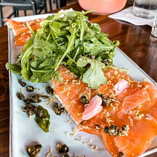 Salmon Flatbread