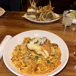 Pasta Special with italian sausage &amp; mushrooms