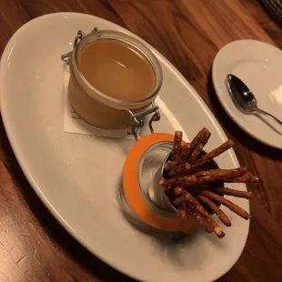 Butterscotch dessert.
