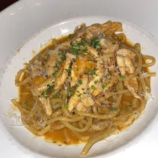 Blackened chicken pasta