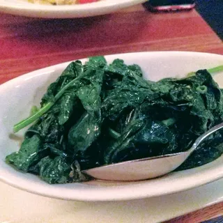 Real Garlicky Spinach