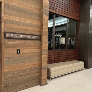 Entrance to restaurant inside the Omni Star