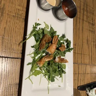 Shrimp appetizer only tails left after family devoured.  They loved every bite before I could get in pic!  100% recommend!