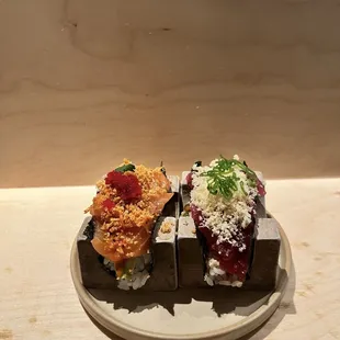 food, sushi and sashimi