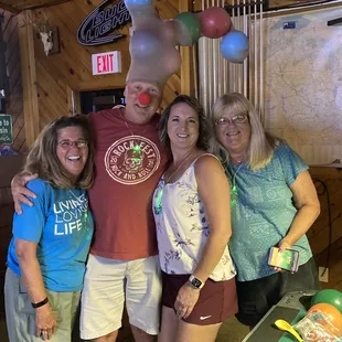 Enjoying the fun festivities of &quot;Golf League.&quot;  New theme &amp; fun games every Thursday night!