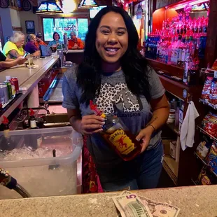The bartenders here are sure to make all new and familiar faces feel welcome.
