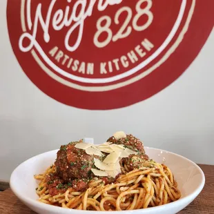 Spaghetti and Meatballs only avaliable Wednesdays staring at 5pm!