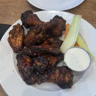 Asian wings mixed with mild wings