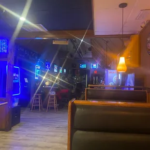 the interior of a restaurant