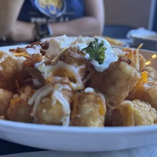 Tater tots loaded