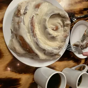 One of the famous cinnamon rolls!