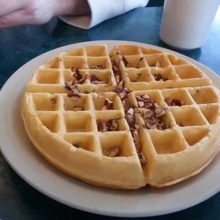 Pecan waffle